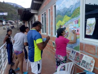 pintores del mural puerto frazadas